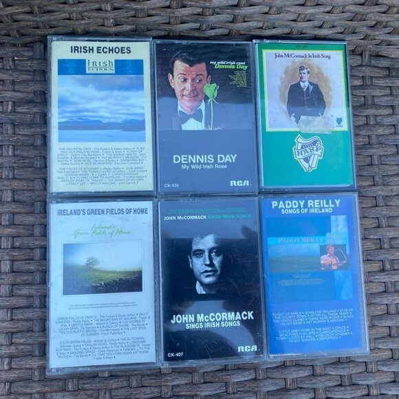 CASSETTE Tape Lot 6 Ireland Irish Echoes Dennis Day John McCormack Paddy Reilly - Picture 3 of 6